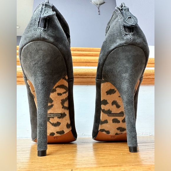 Rebecca Taylor gray booties size 9. Rebecca Taylor high heels shoes - Picture 2 of 12